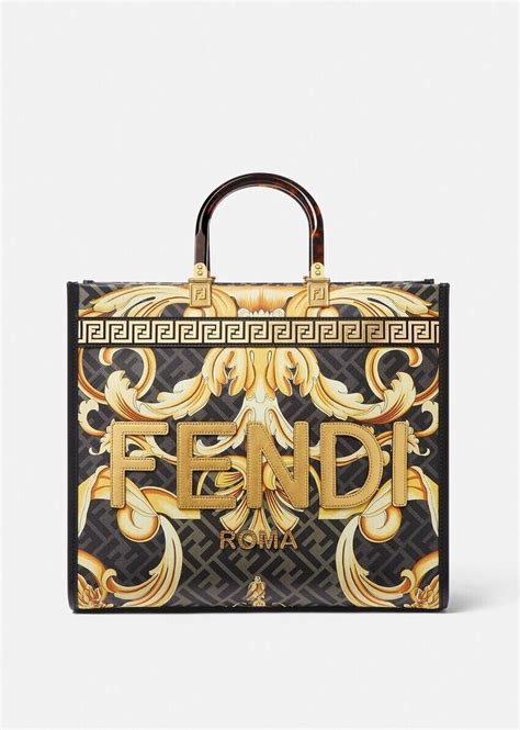 fendi shopper ebay|fendi sunshine shopper.